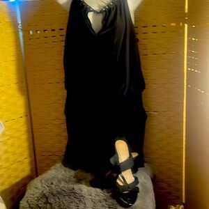 Black Romper with jewels on front plus size